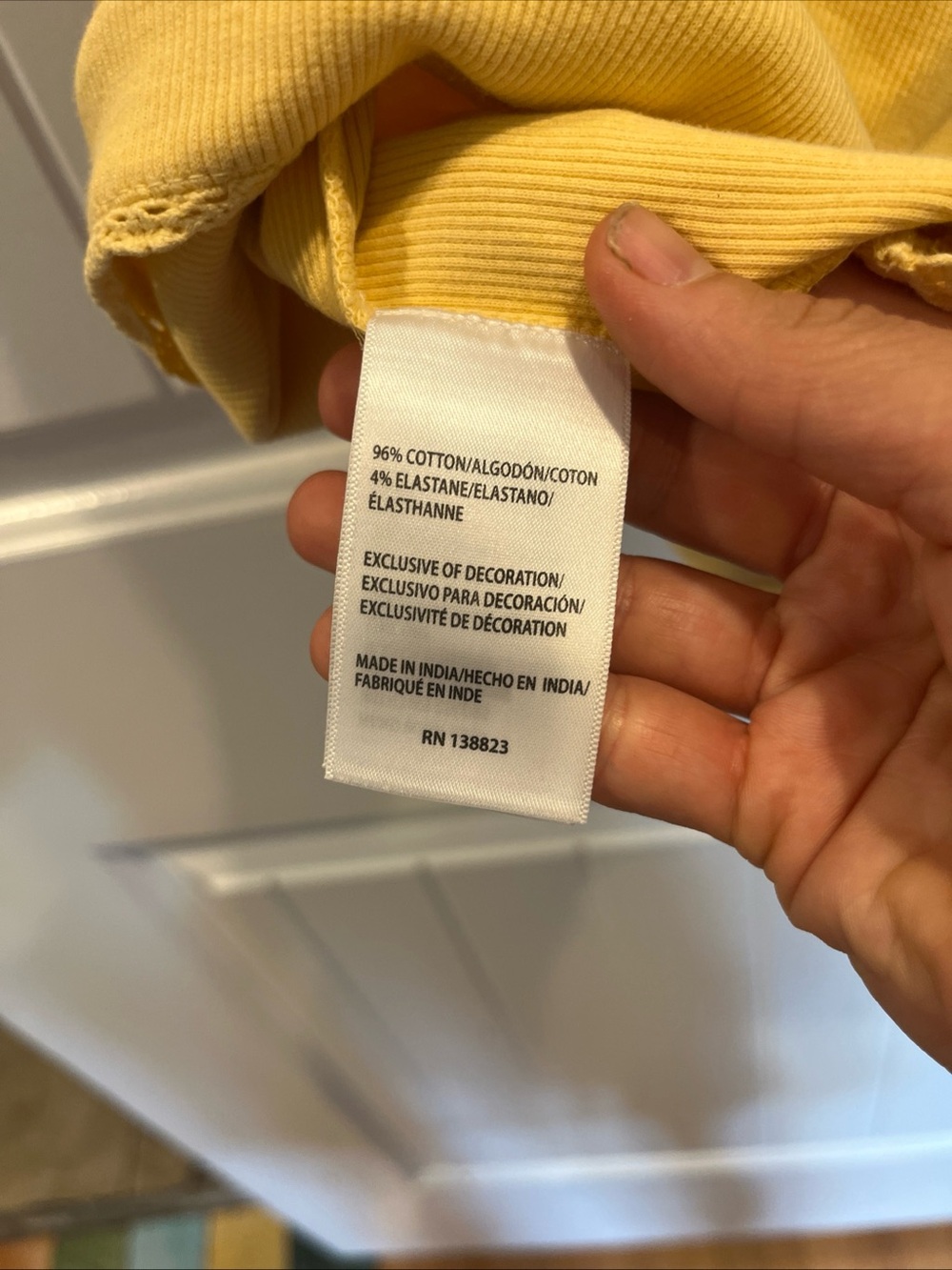 Idyllwind Yellow Ribbed Button-Front Crop Cami - Picture 5 of 5
